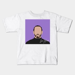 Lewis Hamilton Face Art 2 Kids T-Shirt